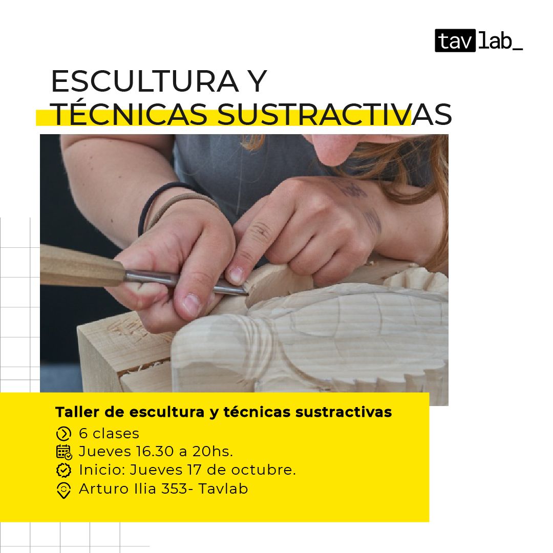 Taller de esculturas y técnicas sustractivas