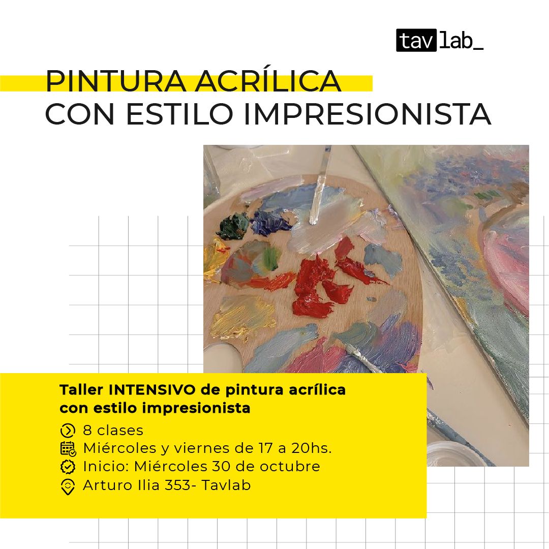 Pintura - acrílica con estilo impresionista